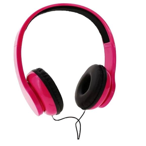 Bass Jaxx 💖Glow In‎ the Dark Lightweight Headphones ~Wired ~PINK ~NEW - Picture 3 of 10